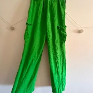 Love Tree Vibrant Green Trousers